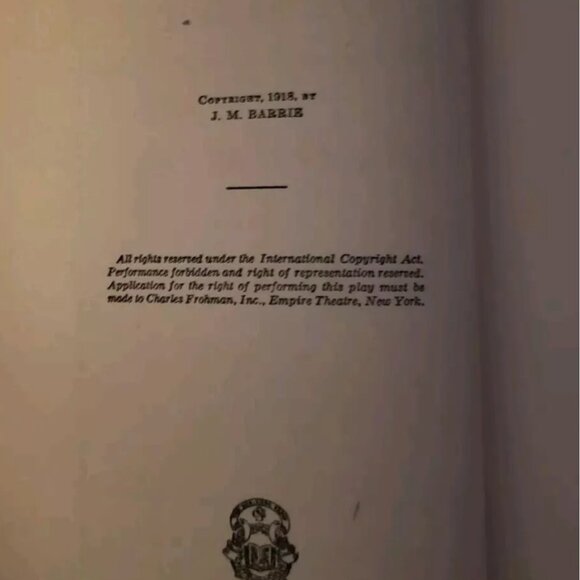 Vintage Quality Street by J.M. Barrie Play Charles Scribner's Sons 1919 - Picture 5 of 12